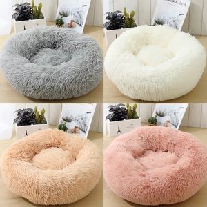 80 CM Calming Dog Cat Donut Pet Bed Fur Washable